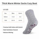 4 Pairs Cozy Non-Slip Fuzzy Socks for Men