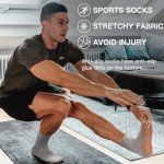 5 Pairs Non-Slip Grip Socks for Men and Women