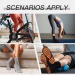 5 Pairs Non-Slip Grip Socks for Men and Women