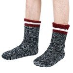 Cozy Fluffy Fleece Slipper Socks for Men