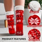 Easozoom Christmas Fuzzy Slipper Socks for All