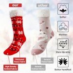 Easozoom Christmas Fuzzy Slipper Socks for All