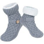 Men's Winter Sherpa Fuzzy Slipper Socks