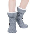 Men's Winter Sherpa Fuzzy Slipper Socks