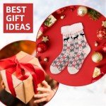 Easozoom Christmas Fuzzy Slipper Socks for All
