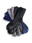 Adaptive Non-Skid Hospital Slipper Socks - 6-Pack