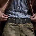 Tactical Belt with Quick Release and Molle Pouch