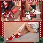 Suhine 24 Pairs Fuzzy Socks for Christmas Gifts