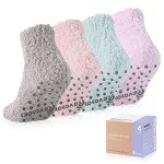 Men's Non-Slip Fuzzy Grip Ankle Socks