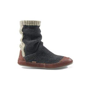Acorn Men's Charcoal Wool Slouch Boot Slipper