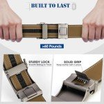 IGOLUMON Men's 2 Pack Adjustable Leather Belts