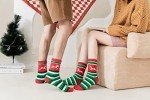 Holiday Fuzzy Socks for Men with Grips