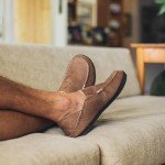 OluKai Moloa Men's Premium Leather Slip-On Slippers