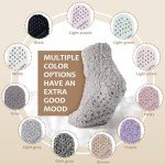 Men's Non-Slip Fuzzy Grip Ankle Socks