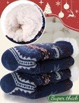 Men's Fuzzy Fleece Lined Winter Slipper Socks