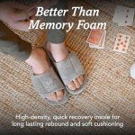 Acorn Men's Black Spa Slide Slippers, Size 9