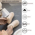 Vihir Men's Non-Slip Cozy Slipper Socks