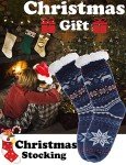 Men's Fuzzy Fleece Lined Winter Slipper Socks