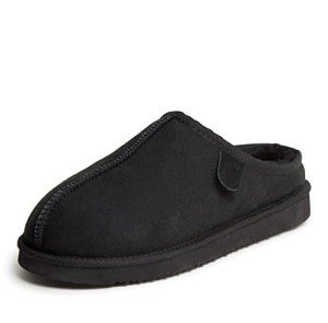 Men's Fireside Grafton Black Slipper, Size 11