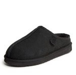 Men's Fireside Grafton Black Slipper, Size 11