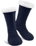 Cozy Fleece-Lined Men's Thermal Slipper Socks