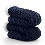 Cozy Fleece-Lined Men's Thermal Slipper Socks