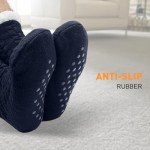 Cozy Fleece-Lined Men's Thermal Slipper Socks