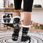 Cozy Fleece-Lined Camouflage Slipper Socks for Men