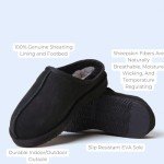 Men's Fireside Grafton Black Slipper, Size 11