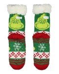 Dr. Seuss Grinch Fair Isle Slipper Socks