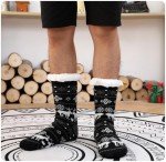 Cozy Fleece-Lined Camouflage Slipper Socks for Men