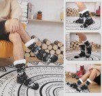 Cozy Fleece-Lined Camouflage Slipper Socks for Men