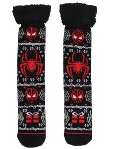 Spider-Man Men's Ugly Christmas Sweater Socks