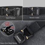 Tactical Belt with Quick Release and Molle Pouch