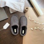 Dearfoams Men's Brendan Wide Width Memory Foam Slippers