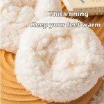 Men’s Fuzzy Sherpa Grip Slipper Socks - Black