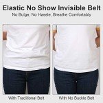 Adjustable No-Buckle Stretch Belt for Men & Women