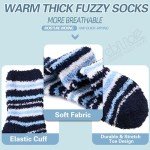 Cozy Stripe Fuzzy Socks for Men & Women