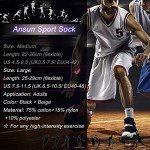 Men's Anti-Slip Sports Grip Socks - 6 Pairs