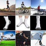 Men's Anti-Slip Sports Grip Socks - 6 Pairs