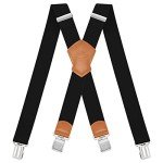 Adjustable X Back Heavy Duty Suspenders for Men