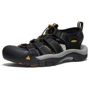 KEEN Men's Newport H2 Sandals in Black, Size 9.5