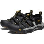 KEEN Men's Newport H2 Sandals in Black, Size 9.5