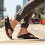 OOFOS OOriginal Black Sandals for Men & Women