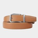 Men's Genuine Leather Adjustable Ratchet Belt