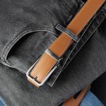 Men's Genuine Leather Adjustable Ratchet Belt