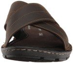 Rockport Men's Brown Leather Slide Sandal - Size 10