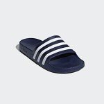 adidas Men's Dark Blue Slide Sandals, Size 6