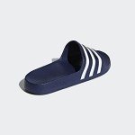adidas Men's Dark Blue Slide Sandals, Size 6