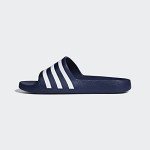 adidas Men's Dark Blue Slide Sandals, Size 6